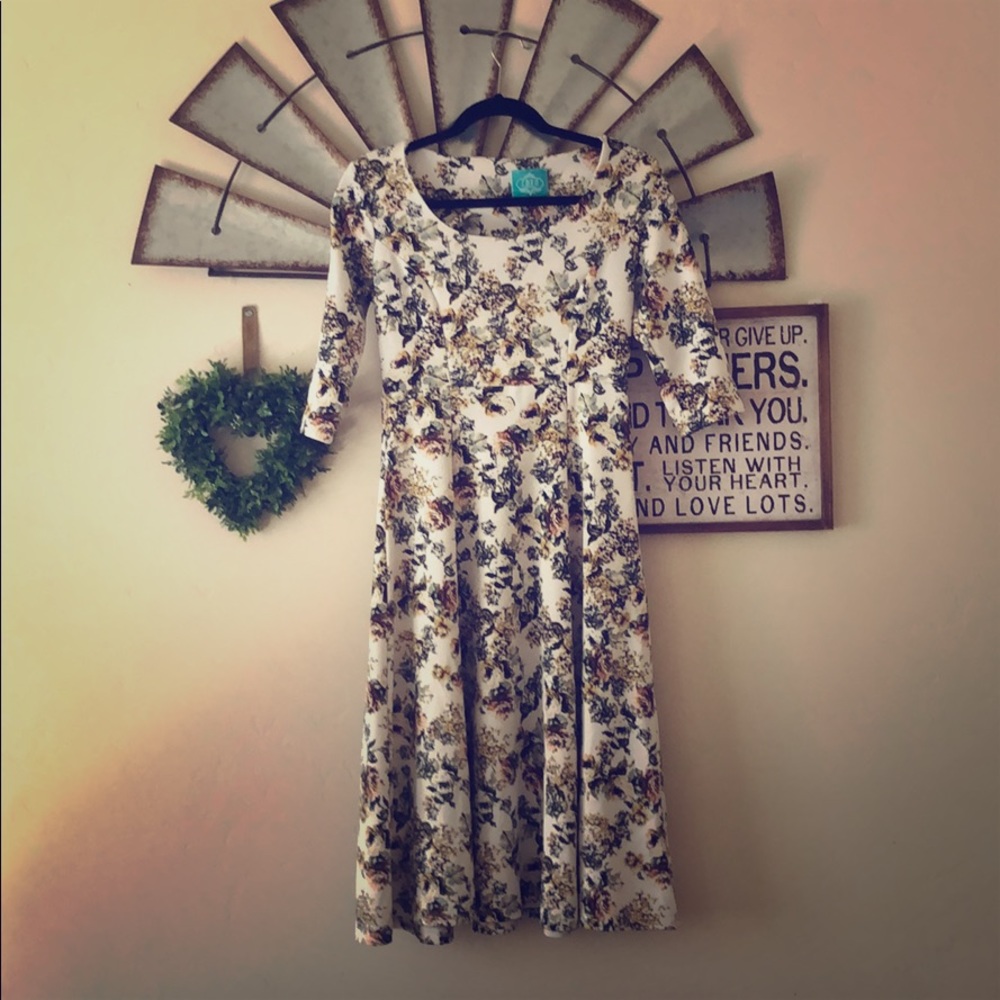 Midi Floral Dress